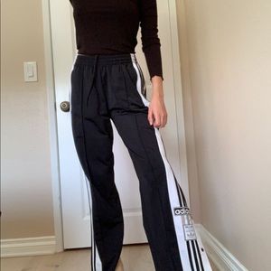 Adidas button side pants